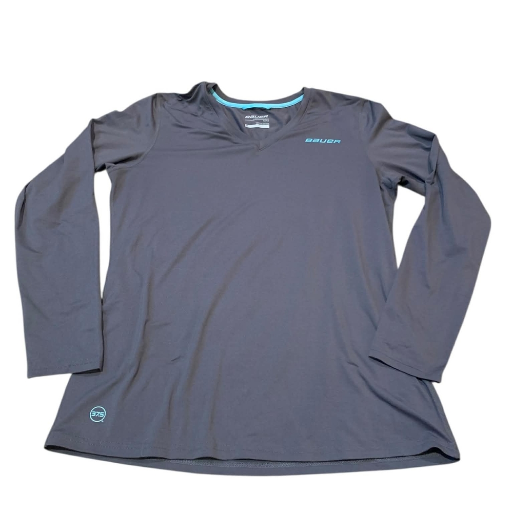 Bauer Women's Charcoal Long Sleeve Tee‎